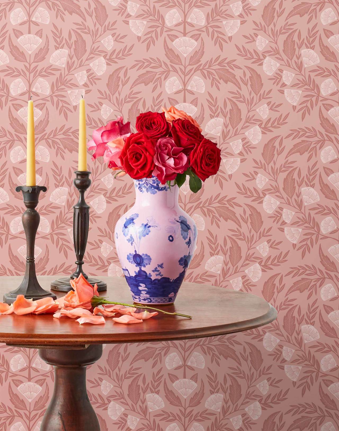 Conservatory (Rose) wallpaper | Katharine Watson + Hygge & West