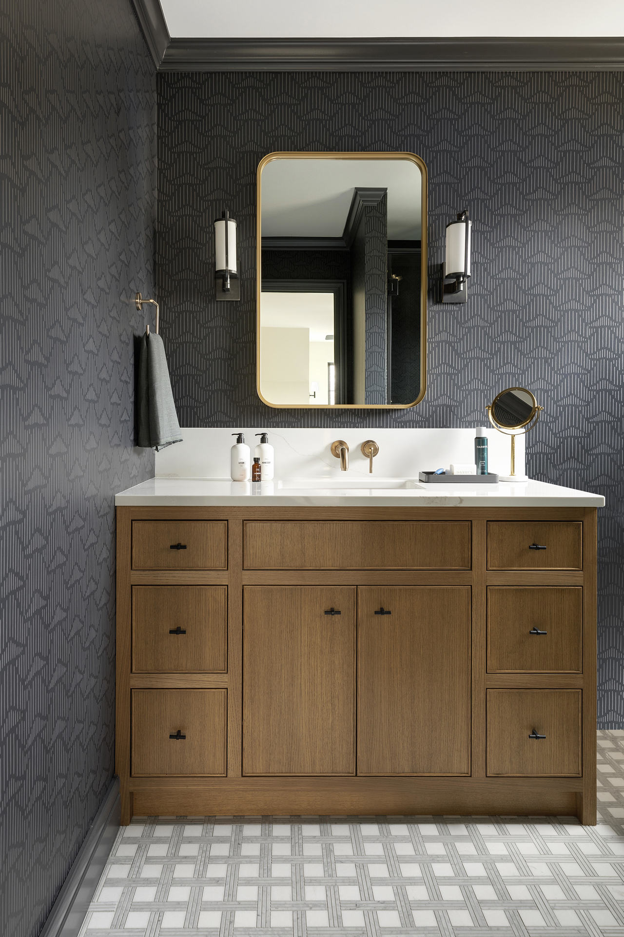 Palma (Ebony) Wallpaper | Design by Katie Kath | Hygge & West